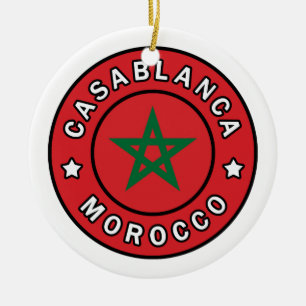 Ornamento De Cerâmica Casablanca Marrocos