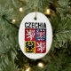 Ornamento De Cerâmica Casaco de armas da República Checa (Tree)