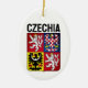Ornamento De Cerâmica Casaco de armas da República Checa (Frente)