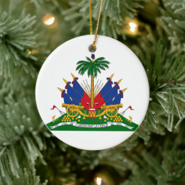 Ornamento De Cerâmica Casaco de Armas do Haiti (Haiti)