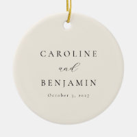 Casamento de Caligrafia de Ivory Minimalista Elega