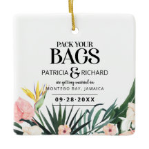 Casamento De Destino Tropical Salvar A Data