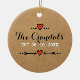 Ornamento De Cerâmica Casamento Russo por País