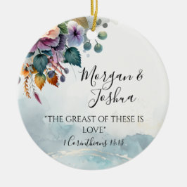 Ornamento De Cerâmica Casamentos de queda