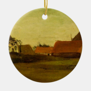 Ornamento De Cerâmica Casas de fazenda em Loosduinen Haia por Vincent va