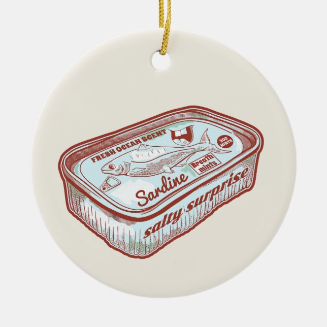 Ornamento De Cerâmica Cascas de hálito estranhas (Frente)