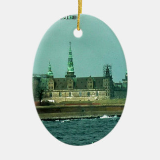 Ornamento De Cerâmica Castelo das aldeolas do castelo de Kronborgs em