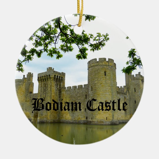 Ornamento De Cerâmica Castelo de Bodiam (Frente)