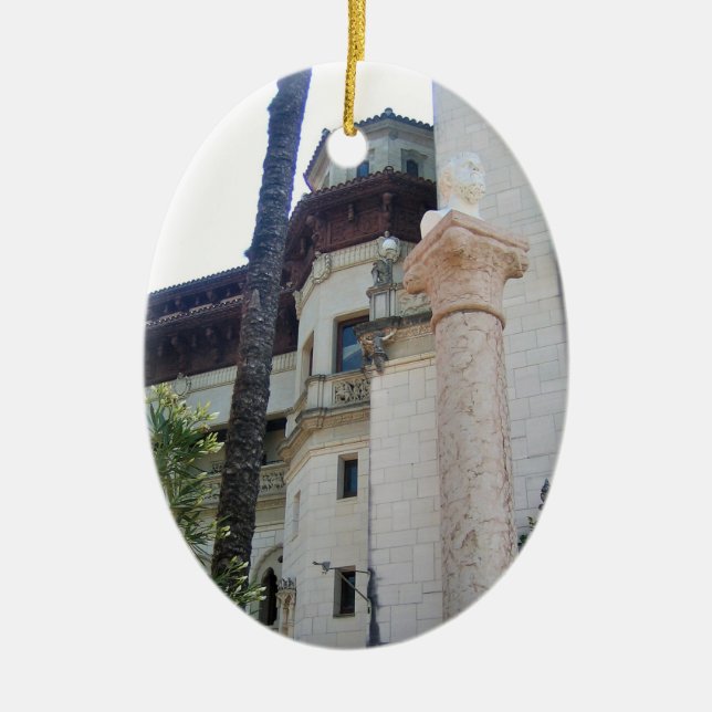 Ornamento De Cerâmica Castelo de Hearst, San Simeon, Califórnia (Frente)