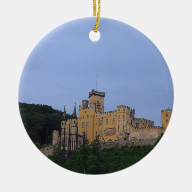 Ornamento De Cerâmica Castelo Stolzenfels (Frente)