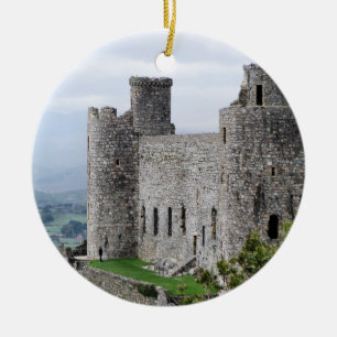 ORNAMENTO DE CERÂMICA CASTELOS DE GALÊS