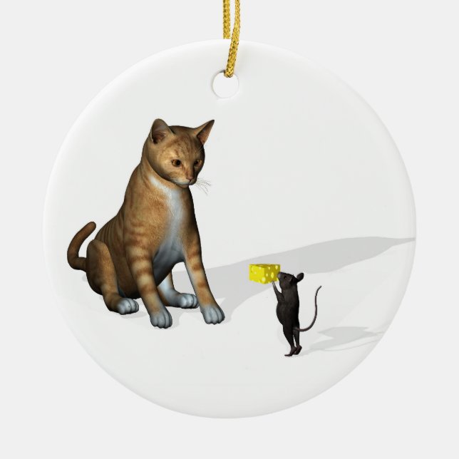 Ornamento De Cerâmica Cat. Mau (Frente)