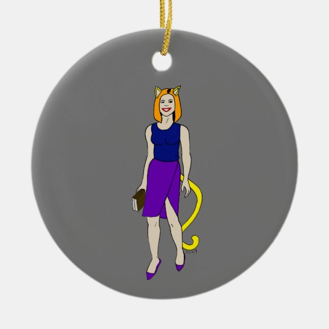 Ornamento De Cerâmica catadora (Frente)