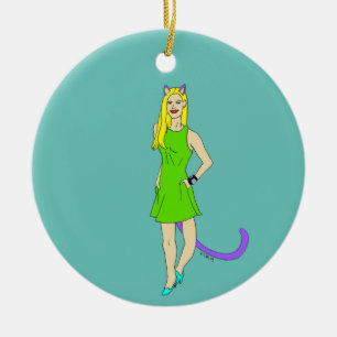 Ornamento De Cerâmica catadora