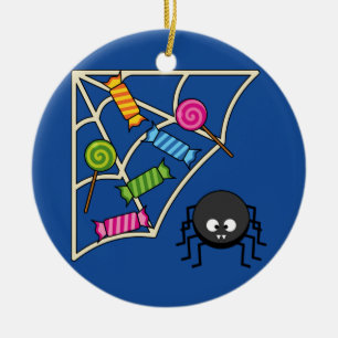 Ornamento De Cerâmica Catcher Spider