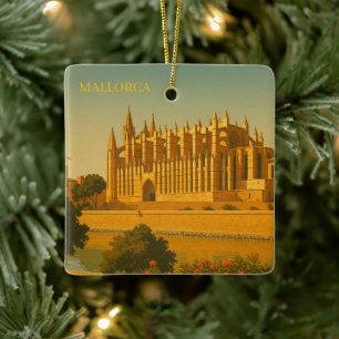 Ornamento De Cerâmica Catedral de Mallorca La Seu Natal