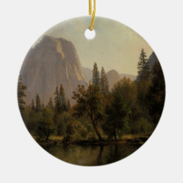 Ornamento De Cerâmica Catedral Rochas, Vale Yosemite Albert Bierstadt