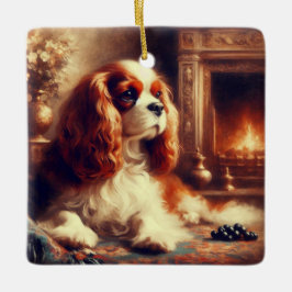 Ornamento De Cerâmica Cavalier King Charles Spaniel