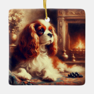 Ornamento De Cerâmica Cavalier King Charles Spaniel