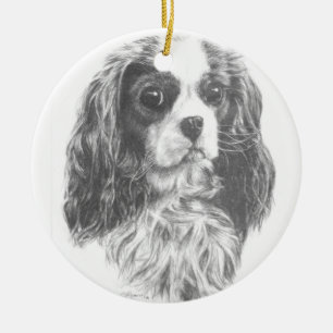 Ornamento De Cerâmica Cavalier King Charles Spaniel