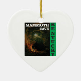 Ornamento De Cerâmica Caverna gigantesca verde Kentucky