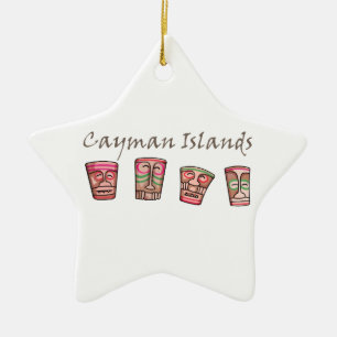 Ornamento De Cerâmica Cayman Islands