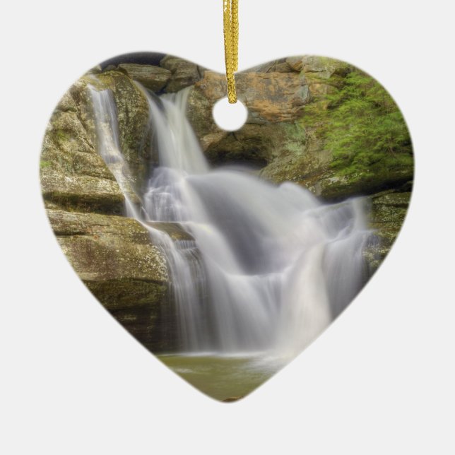 Ornamento De Cerâmica Cedar Falls, Hocking Colinas Ohio (Frente)