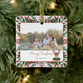 Ornamento De Cerâmica Ceija-de-natal personalizada