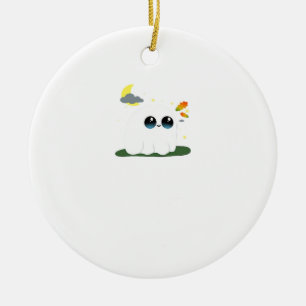 Ornamento De Cerâmica Cena de Vintagem Clássica Caindo Boostie