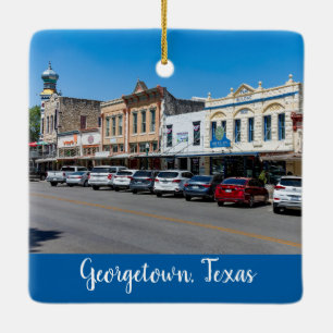 Ornamento De Cerâmica Centro de Georgetown, Texas,