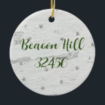 Ornamento De Cerâmica Cerâmica Beacon Hill - Ornament Coast Esquecido<br><div class="desc">Estilo: Ornamento de Círculos Cerâmicos Traga muito mais alegria de férias para sua árvore com um ornamento cerâmico personalizado. Adicione fotos de família, amigos e uma mensagem pessoal aos dois lados deste ornamento. Um fio de ouro torna fácil pendurar esta fantástica marca de sempre. Dimensões: Diâmetro: Espessura de 2, 87":...</div>