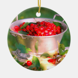 Ornamento De Cerâmica Cereja, Jardim de Algodão Rosalinde