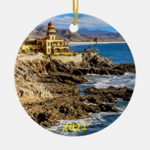Ornamento De Cerâmica Cerritos Beach, Hacienda,