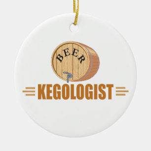 Ornamento De Cerâmica Cerveja Engraçada