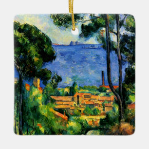 Ornamento De Cerâmica Cezanne - Vista de l'Estaque,