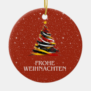 ORNAMENTO DE CERÂMICA CHAMA ALEMÃ INSPIRADA