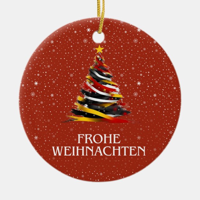 ORNAMENTO DE CERÂMICA CHAMA ALEMÃ INSPIRADA (Frente)