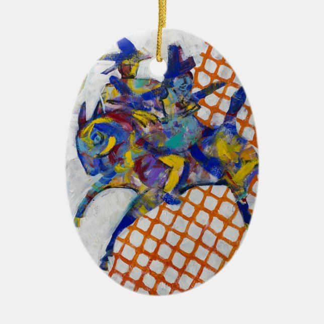 Ornamento De Cerâmica Chamada de Heyoka (Frente)