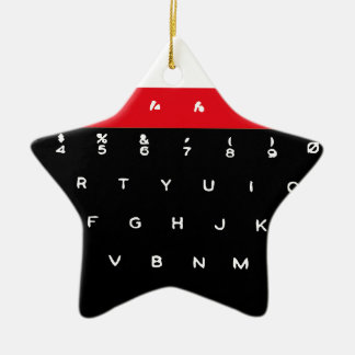 Ornamento De Cerâmica Chaves de teclado da BBC micro