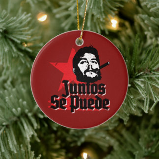 Ornamento De Cerâmica Che Guevara Citação Revolucionária Juntos Se Puede