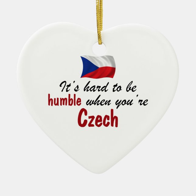 Ornamento De Cerâmica Checo humilde (Frente)
