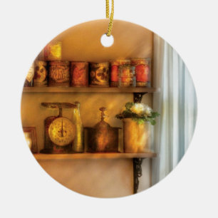 Ornamento De Cerâmica Chef - Comida - Prateleiras de cozinha