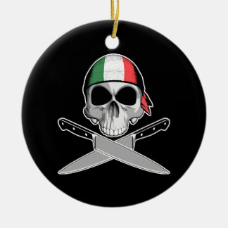 Ornamento De Cerâmica Chef Italiano