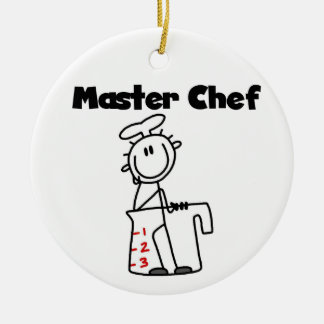 Ornamento De Cerâmica Chef Mestre