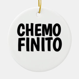 Ornamento De Cerâmica Chemo finito, fim da quimio