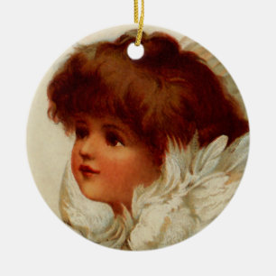 Ornamento De Cerâmica Cherub Angel Ornament