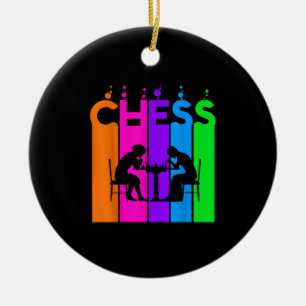 Ornamento De Cerâmica Chess Bubble Hobby E O Esporte Dão Ideia
