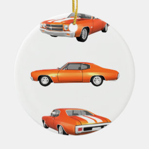 Ornamento De Cerâmica Chevelle 1970 SS: