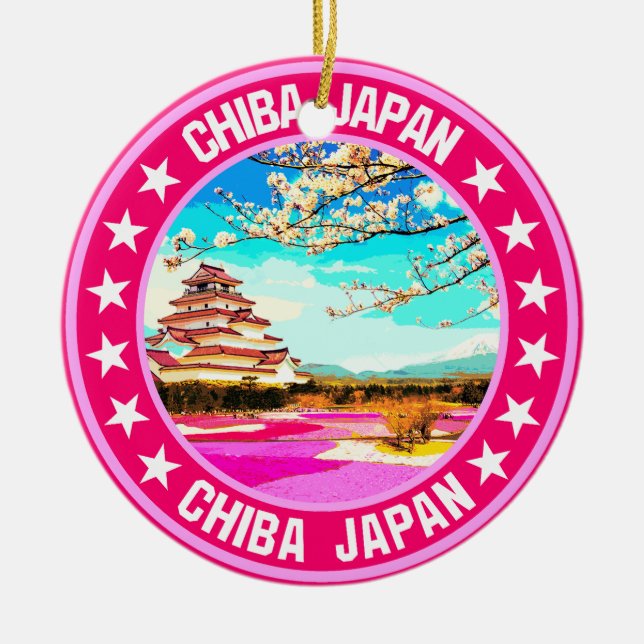 Ornamento De Cerâmica Chiba (Frente)