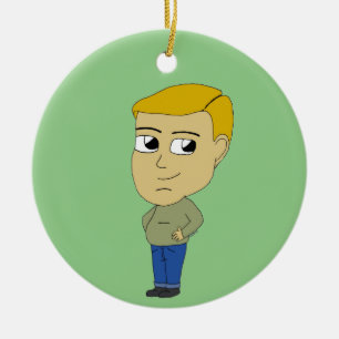 Ornamento De Cerâmica chibi